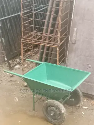 Heavy Duty Double Tyres Wheel Barrow