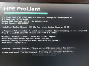 Server HP ProLiant ML 32GB Intel Xeon HDD 1T