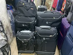 Set of Black Swiss Polo Traveling Luggage