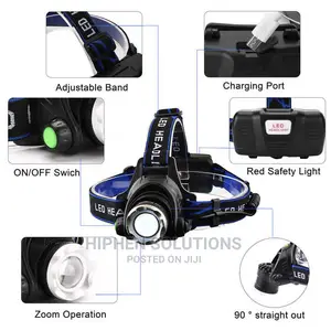 Camping and Hiking Bright LED Headlamp