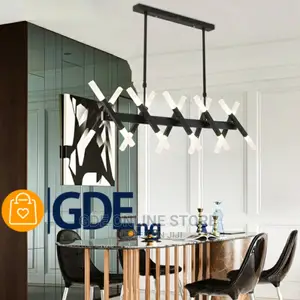 Gde LED Black Chandelier