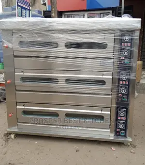 3 Deck 9 Trays Industrial Gas Oven