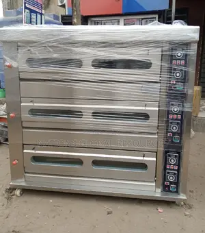 3 Deck 9 Trays Industrial Gas Oven