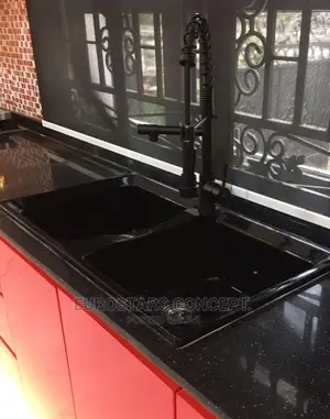 Black Marble Kitchen Sink