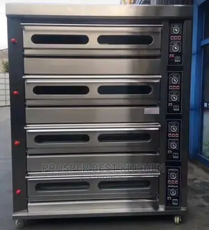 4 Deck 16 Trays Industrial Electric Oven