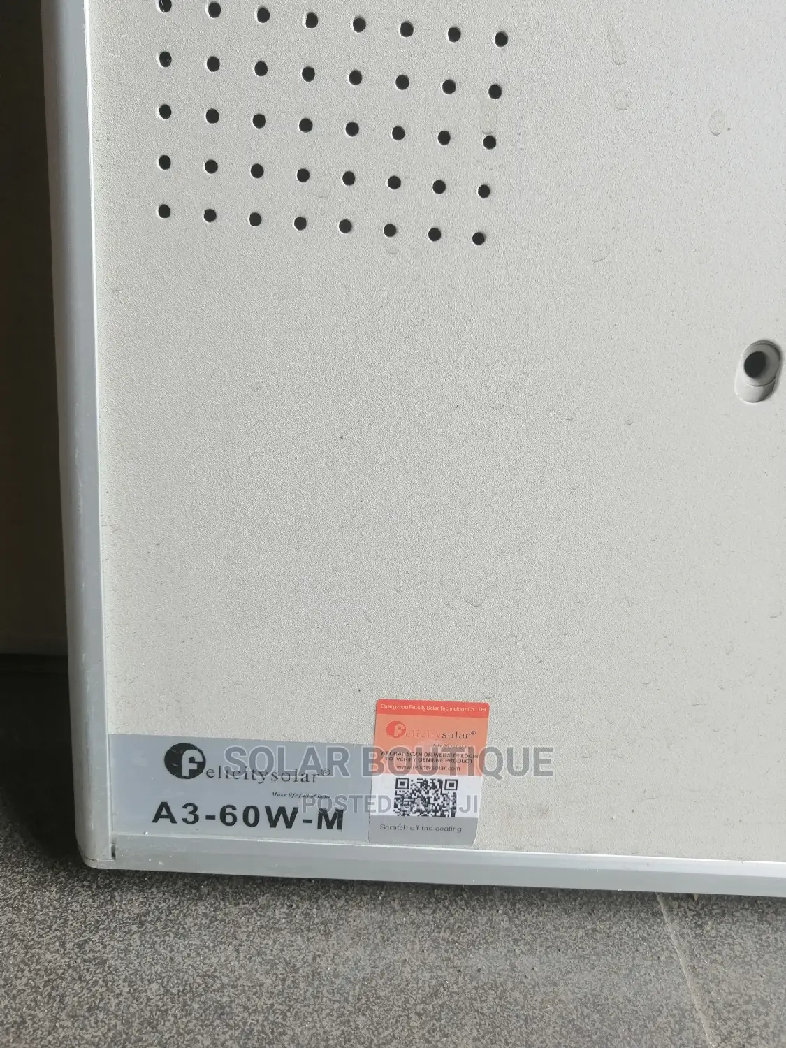 A3 60 Watts Felicity Solar Light