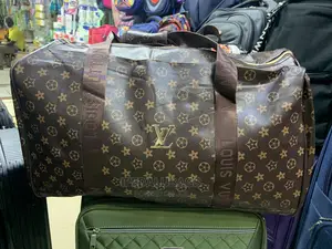 Medium Size Lv Inspired Duffle Traveling Luggage