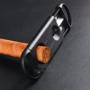 Stainless Steel Cigar Cutter Guillotine