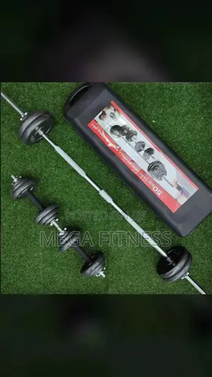 50kg Adjustable Chrome Dumbbells