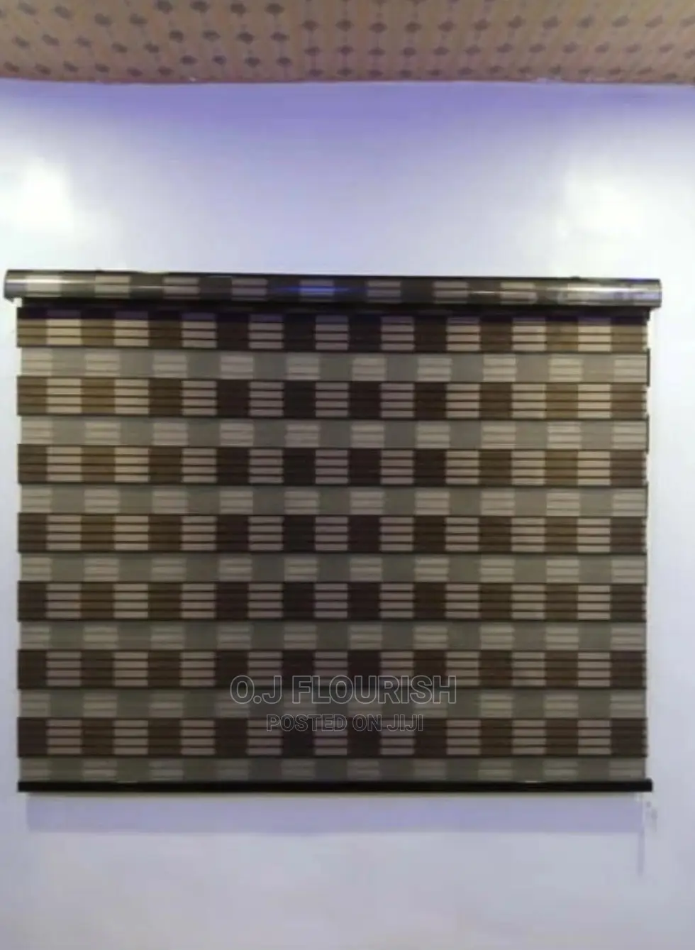 Grey Window Blind