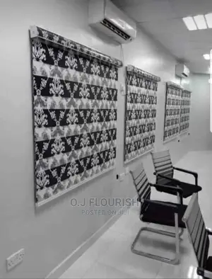 Grey Window Blind