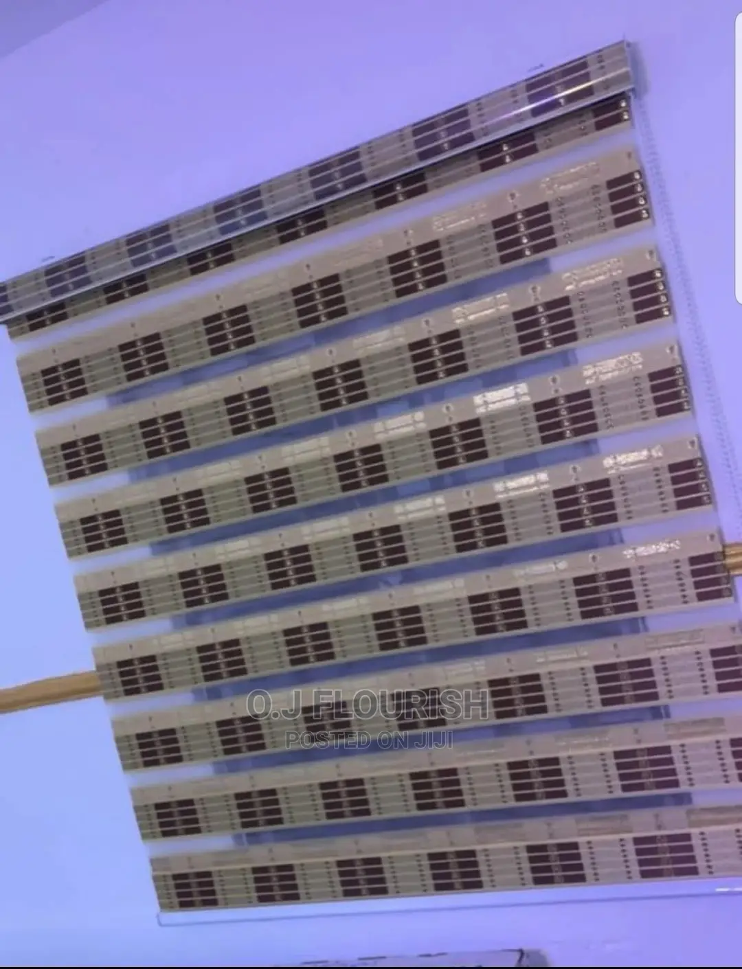 Grey Window Blind