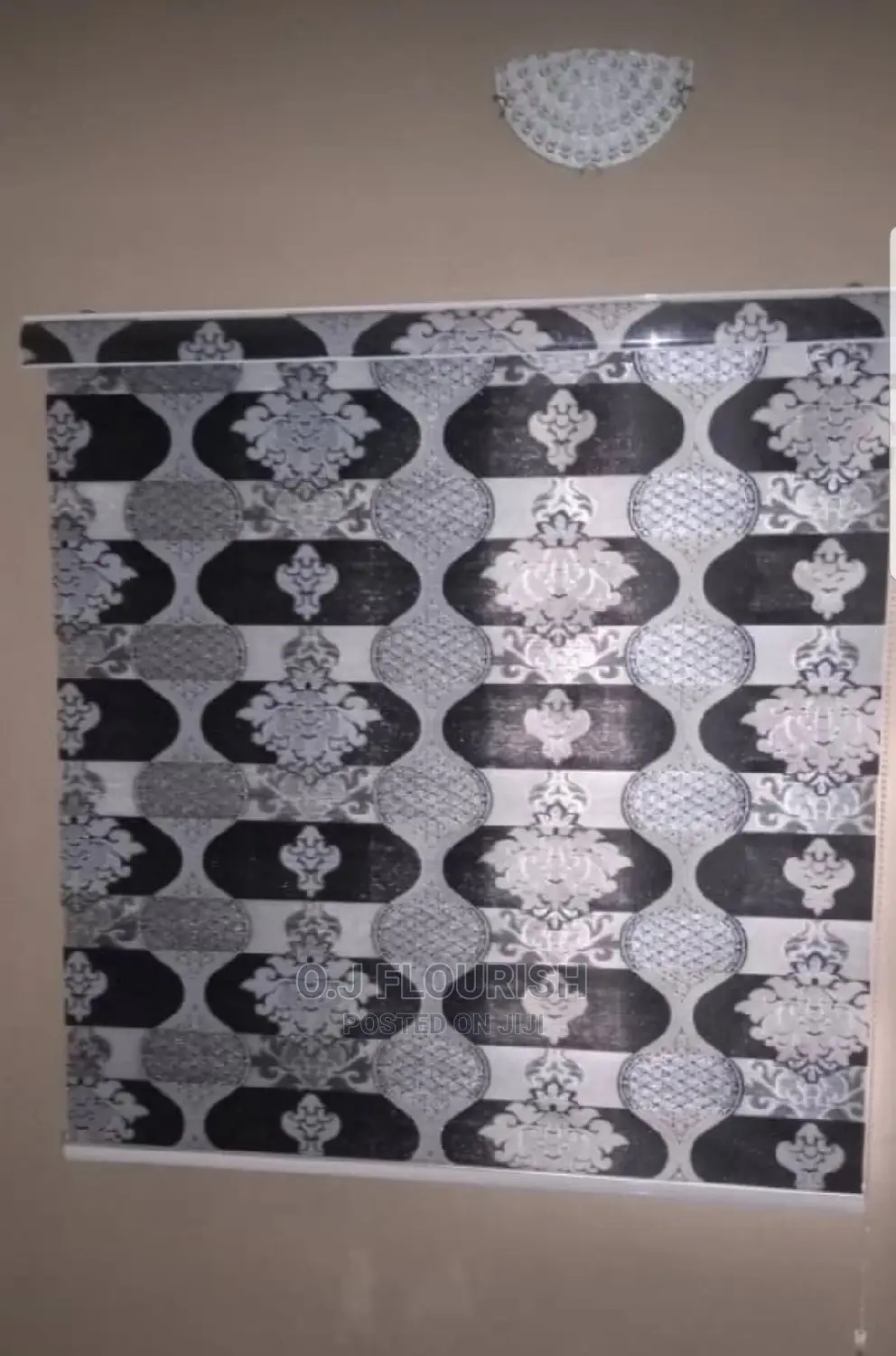 Grey Window Blind