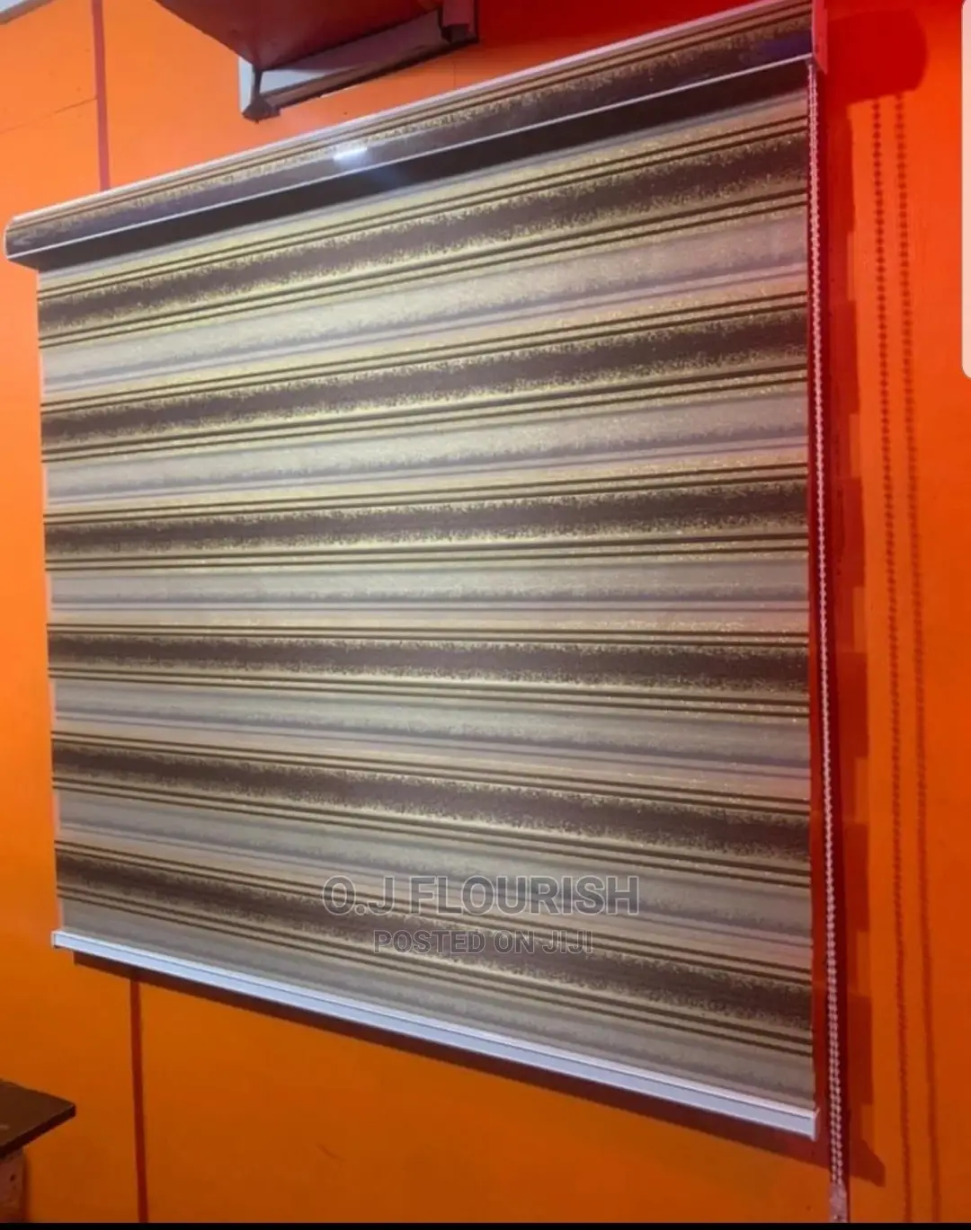 Grey Window Blind