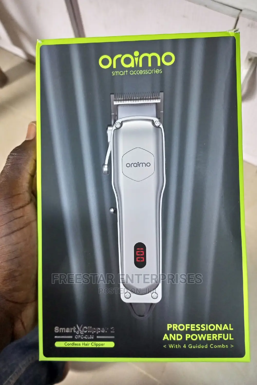 Professional Oraimo Hair Clipper. Oraimo Smart Clipper.