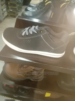 Safety Joggers Suede Shoes