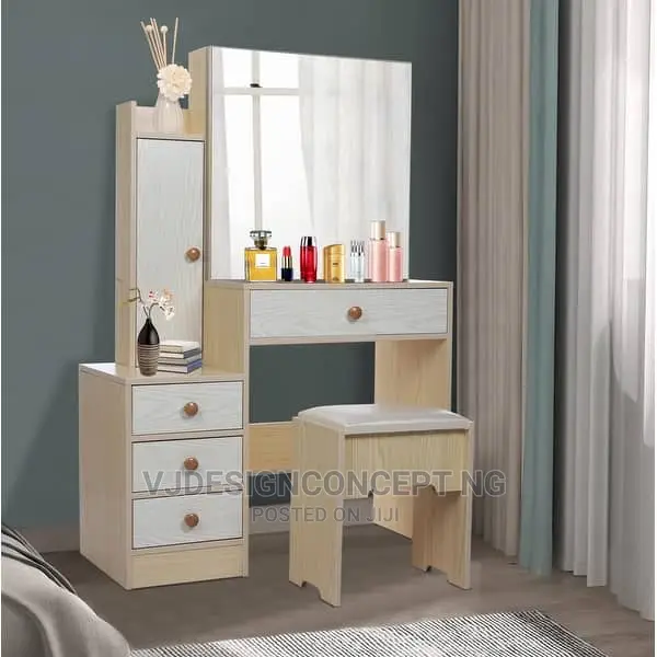 Bedroom Dressing Mirror and Stool