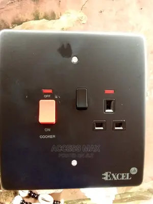 6 by 6 Cooker Unit Socket Black