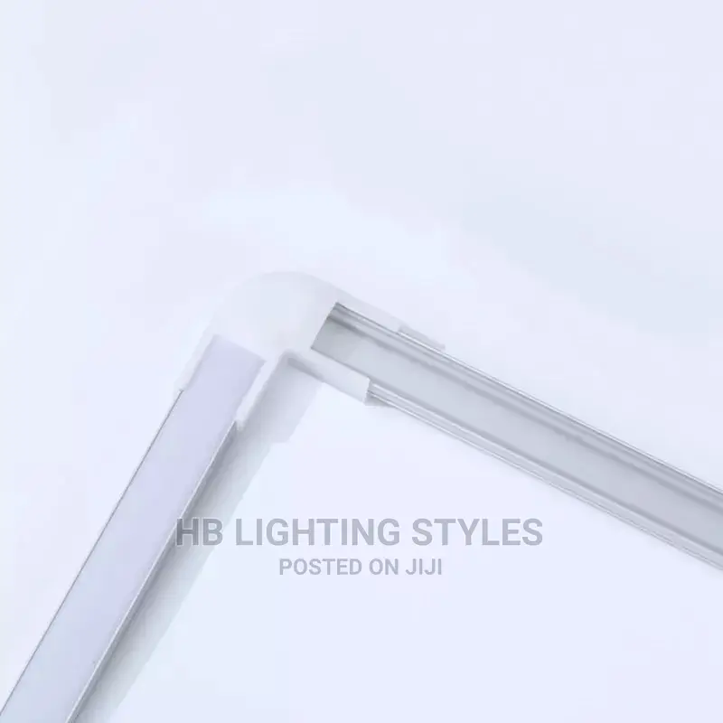 Black U/V/Yw Style Shaped 50cm Aluminium LED Profile