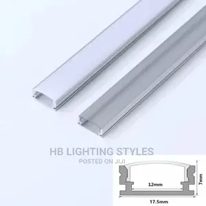Black U/V/Yw Style Shaped 50cm Aluminium LED Profile