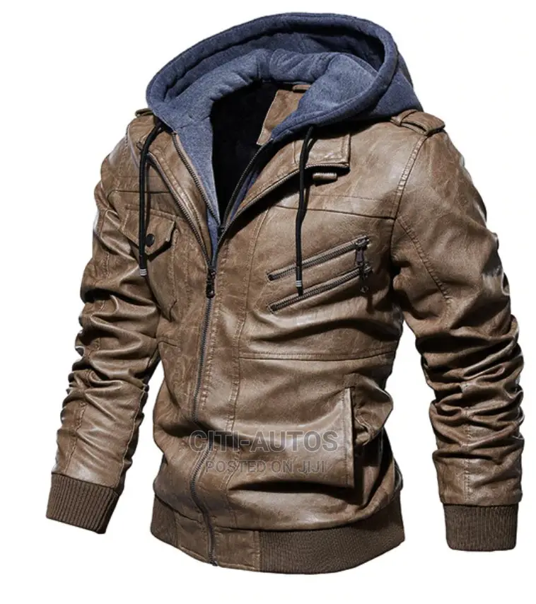 Thick Leather Jackets Wind Breaker Winter Jacket in Ibadan Clothing