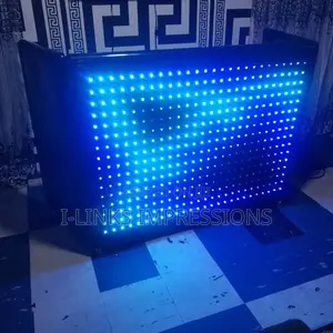 LED DJ Booth/Facade Construction