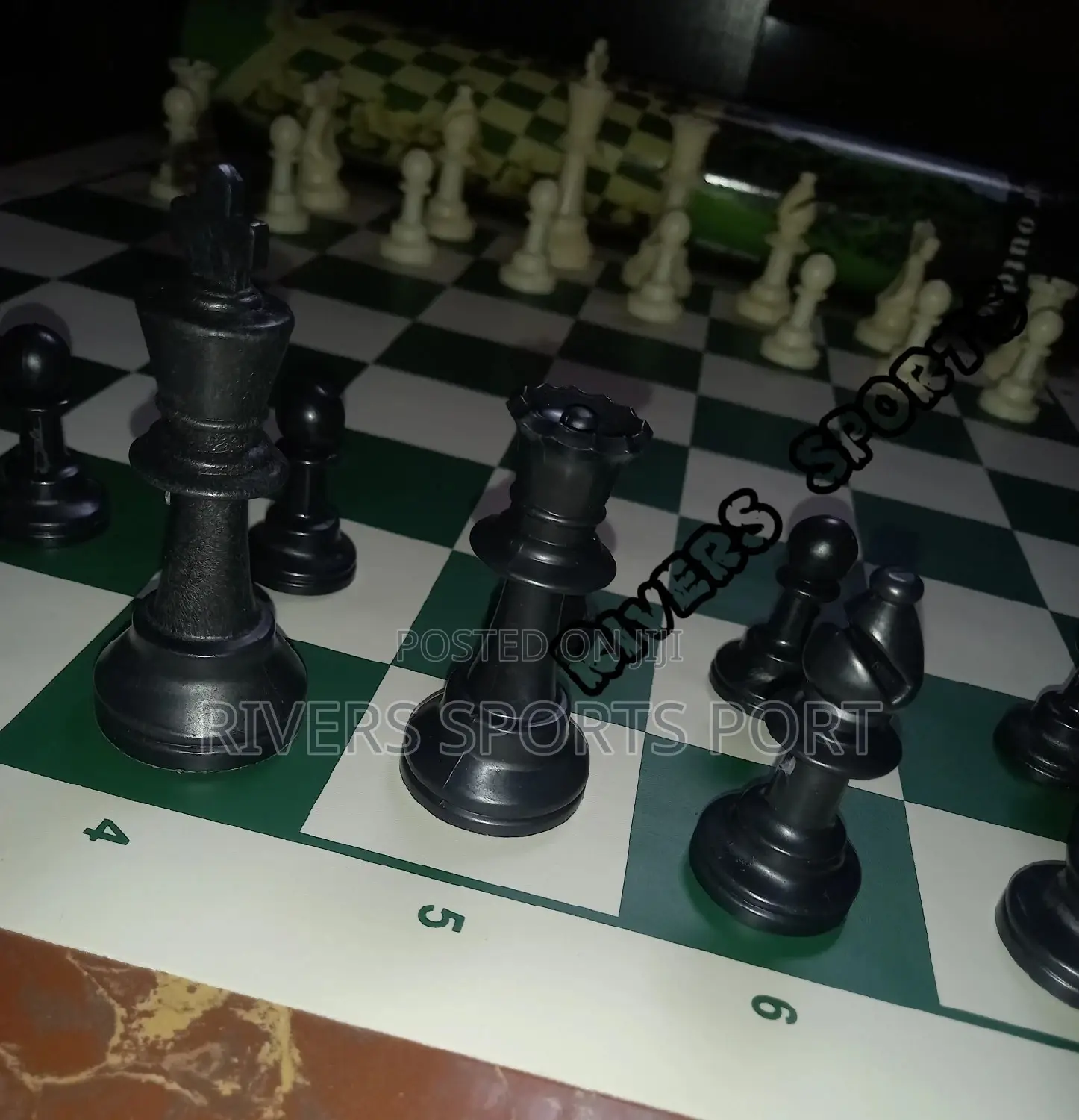 Biggest Tournament Chess Board Game With Foldable Mat Board