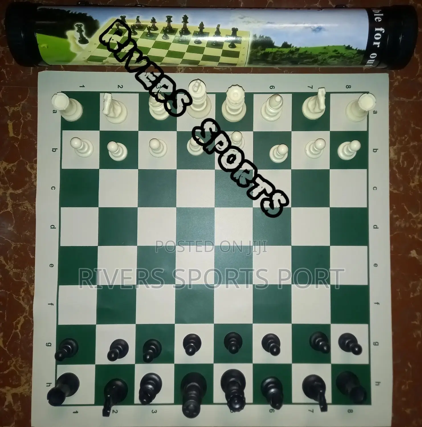 Biggest Tournament Chess Board Game With Foldable Mat Board