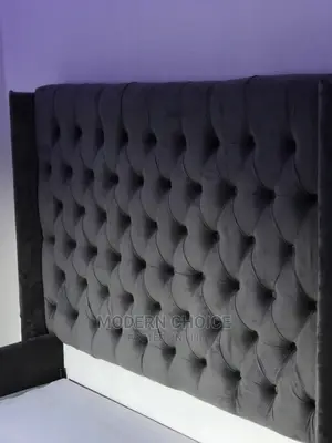 Tufted 6x6 Bed With Side Drawers