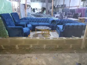 Luxury 7 Seater Living Room Fabric Sofa Chair.