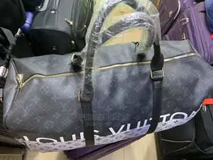 Louis Vuitton Inspired Duffle Bag
