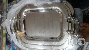 3set Stainless Steel 18/10 Tray By 3 With Mirroir Face