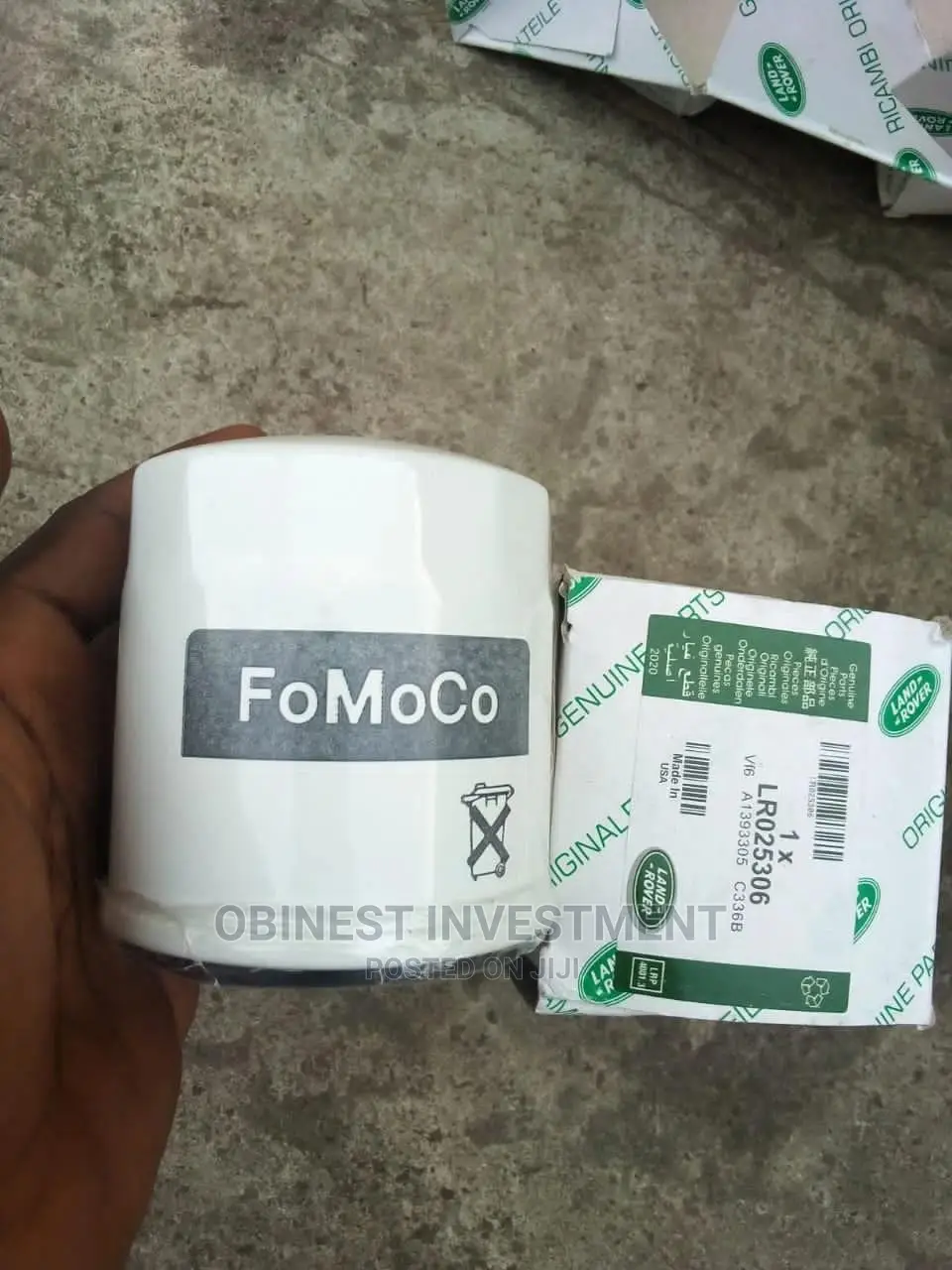 Rangerover Evoque Oil Filter