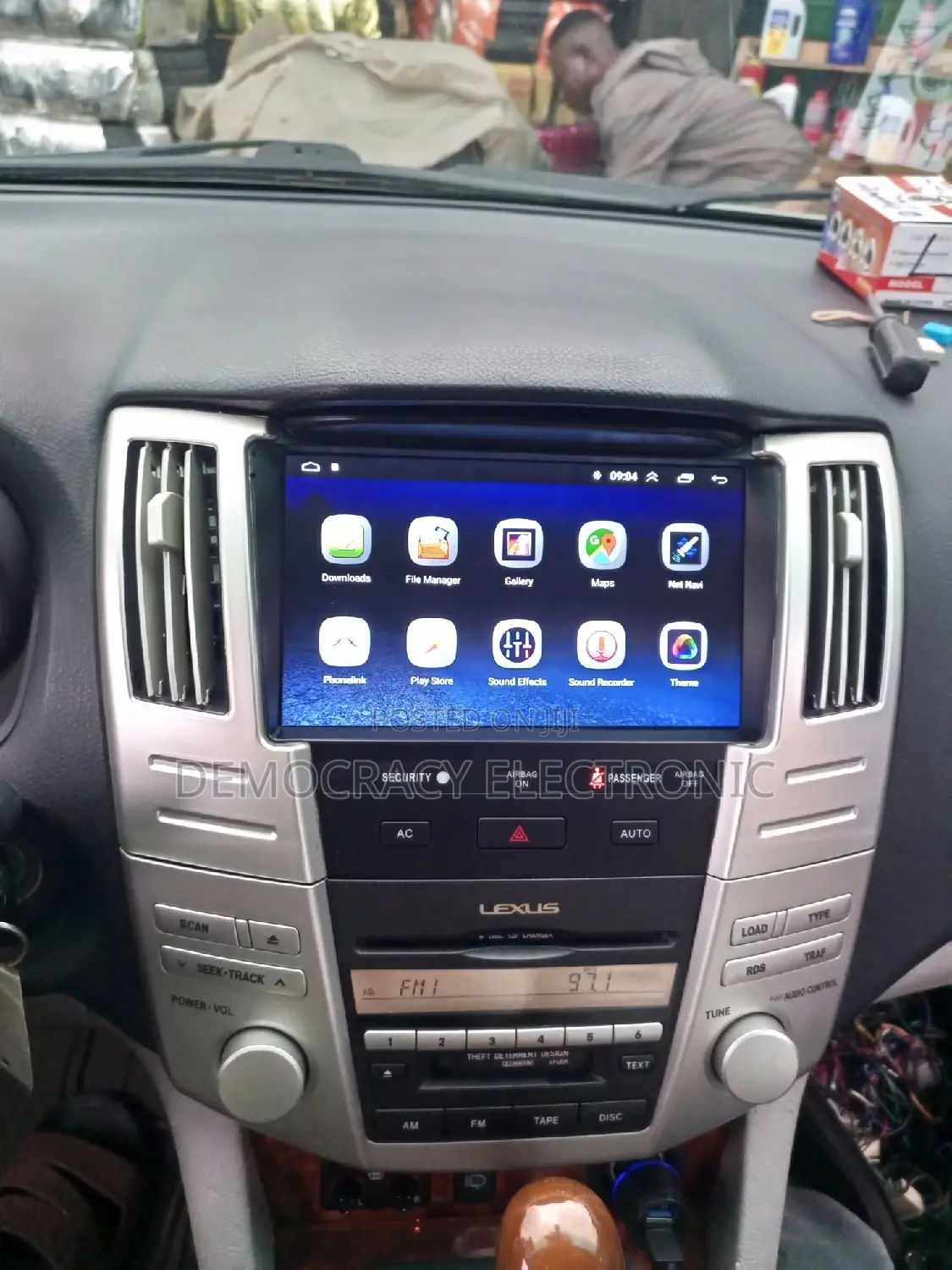 Rx 330/350 Android Navigation Screen With GPS (Map)
