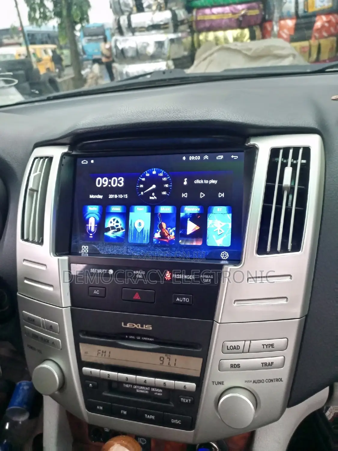 Rx 330/350 Android Navigation Screen With GPS (Map)