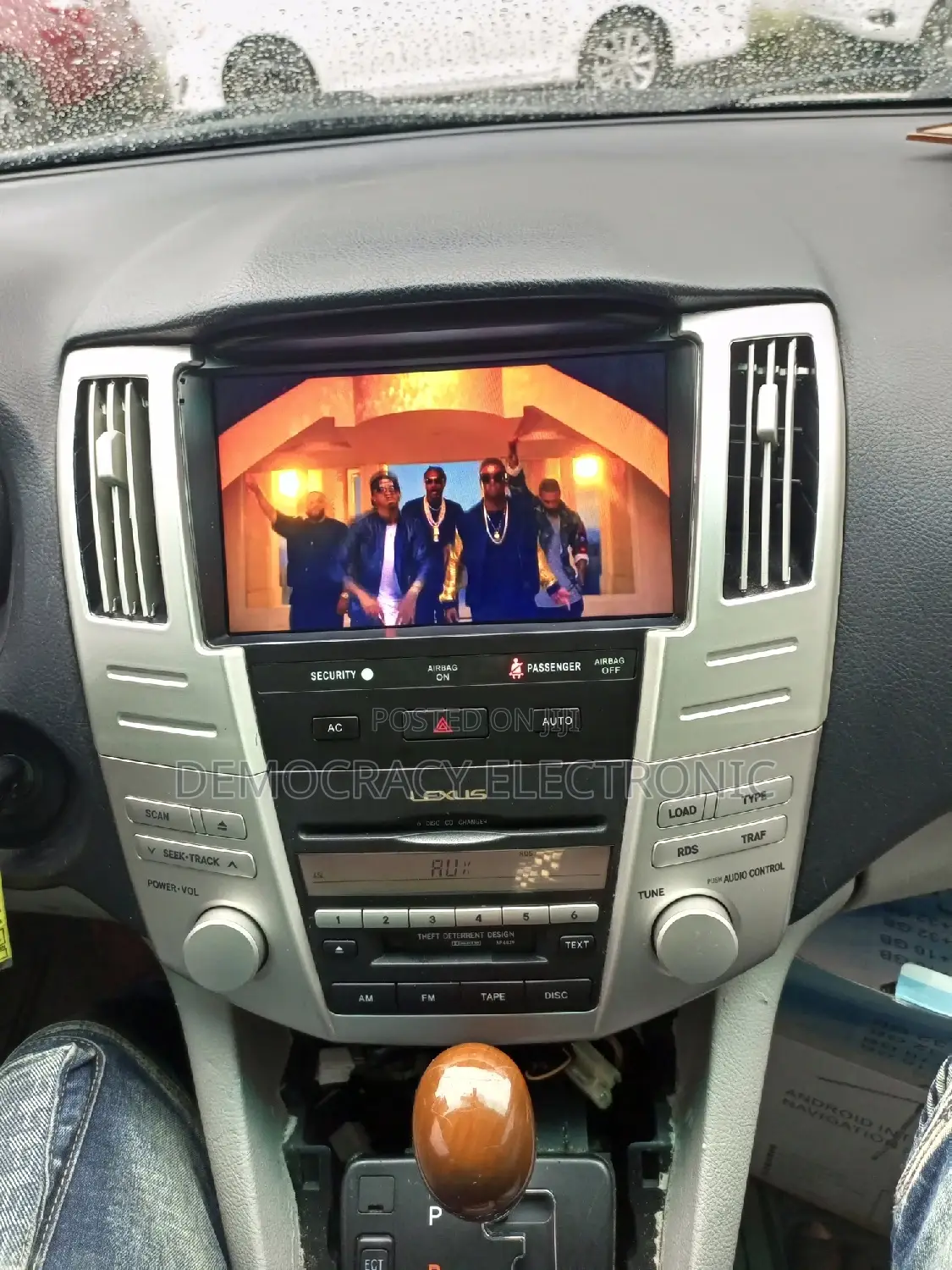 Rx 330/350 Android Navigation Screen With GPS (Map)