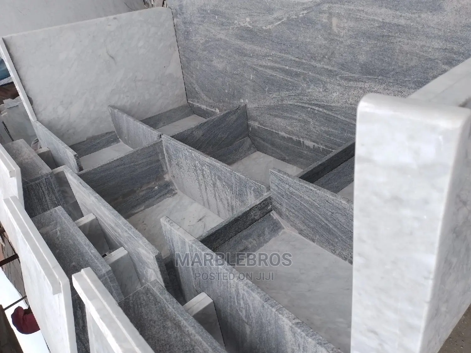 3 in 1 Church Marble Finished Alta Seat