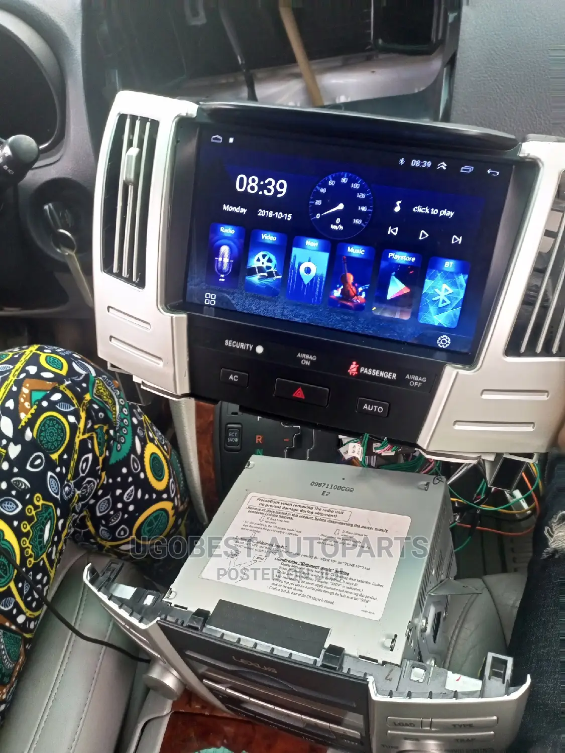 Rx 330/350 Android Navigation System With GPS (Map)