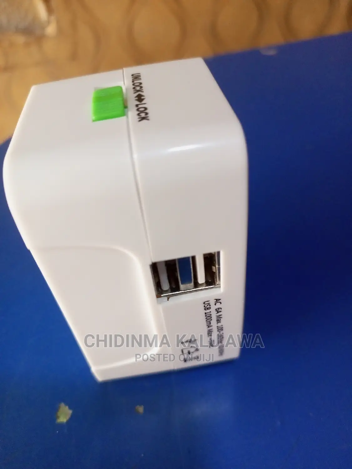 Universal All in One Travel Adapter With Two Usb Ports