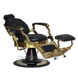 New Modern Luxury Golden Salon Chairs