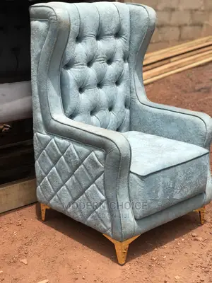 Sky Blue Accent Chair Up for Grab