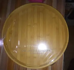 Round Wooden Tray 40cm