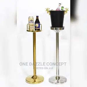 Stainless Steel Stand Ice Bucket Stand