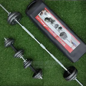Photo - 50kg Adjustable Chrome Dumbbell