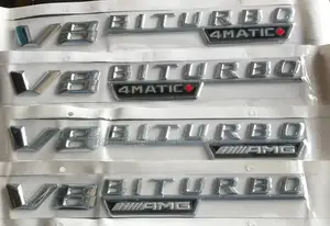 V8 Biturbo Emblem, Biturbo 4matic ,Biturbo AMG