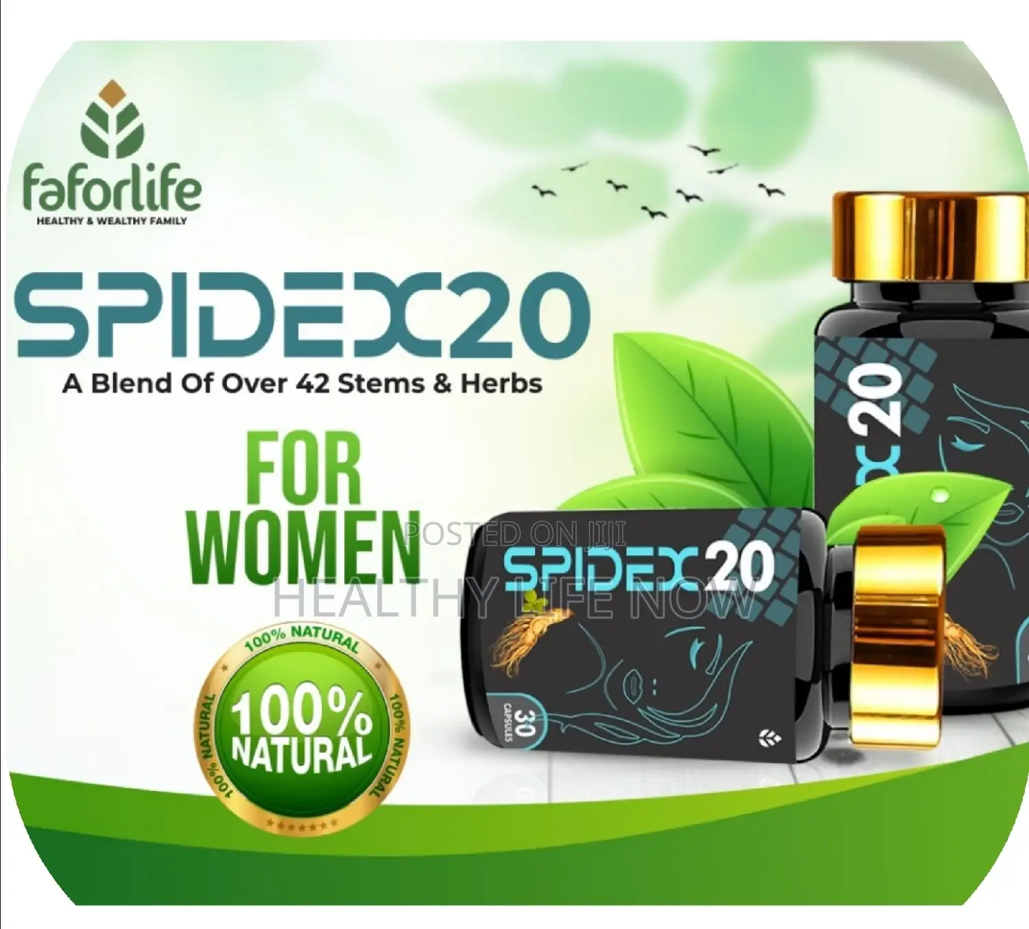 Spidex20 Organic 100% Herbs and Stems