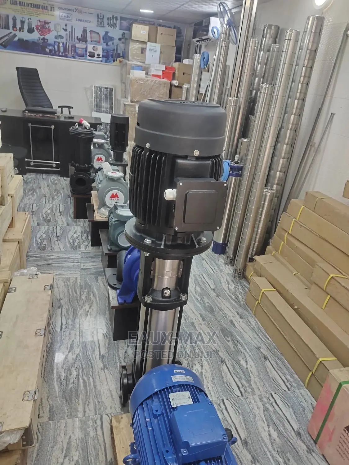 Vertical Grundfos Water Pump