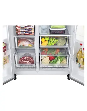 Side by Side LG Fridge With Water Dispenser and Ice Maker