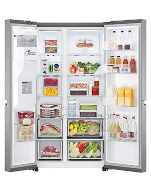 Side by Side LG Fridge With Water Dispenser and Ice Maker