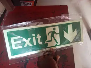 Safety Sign Working Exit